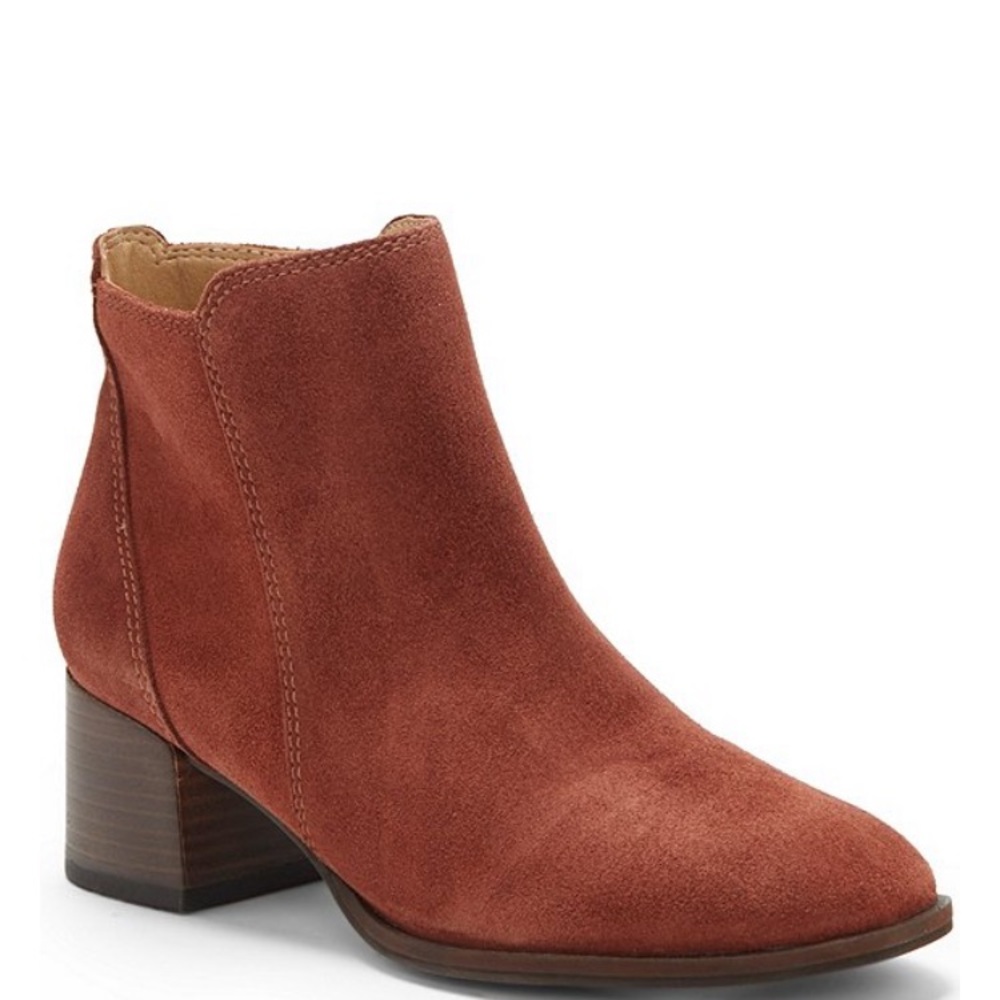 Lucky Brand Lilye Waterproof Suede Booties Sz 9.5